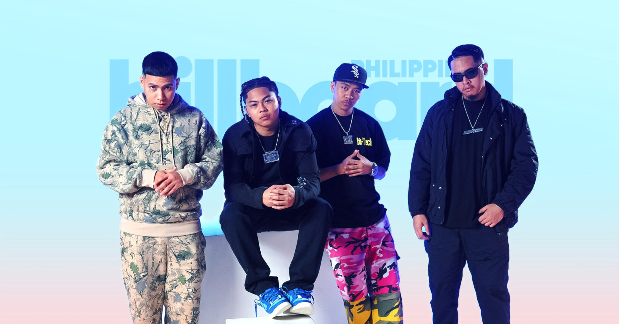 Magazine: February 2025 Photograph by Billboard Philippines of BRGR alongside O Side Mafia