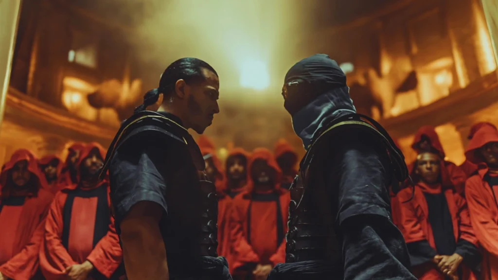 Moroccan rapper Dizzy DROS x French rapper Kekra photo from the Morap single Stk Stk Music Video, 2024