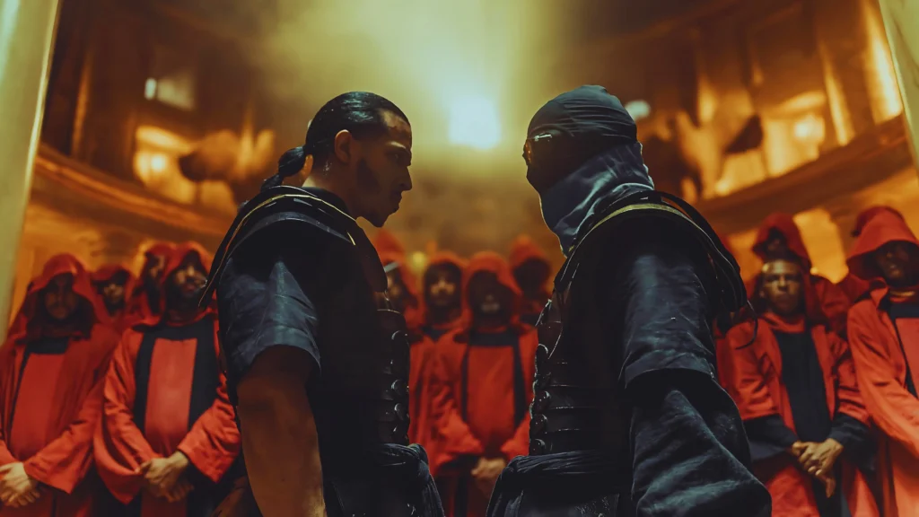 Moroccan rapper Dizzy DROS vs French rapper Kekra in Stk Stk music video