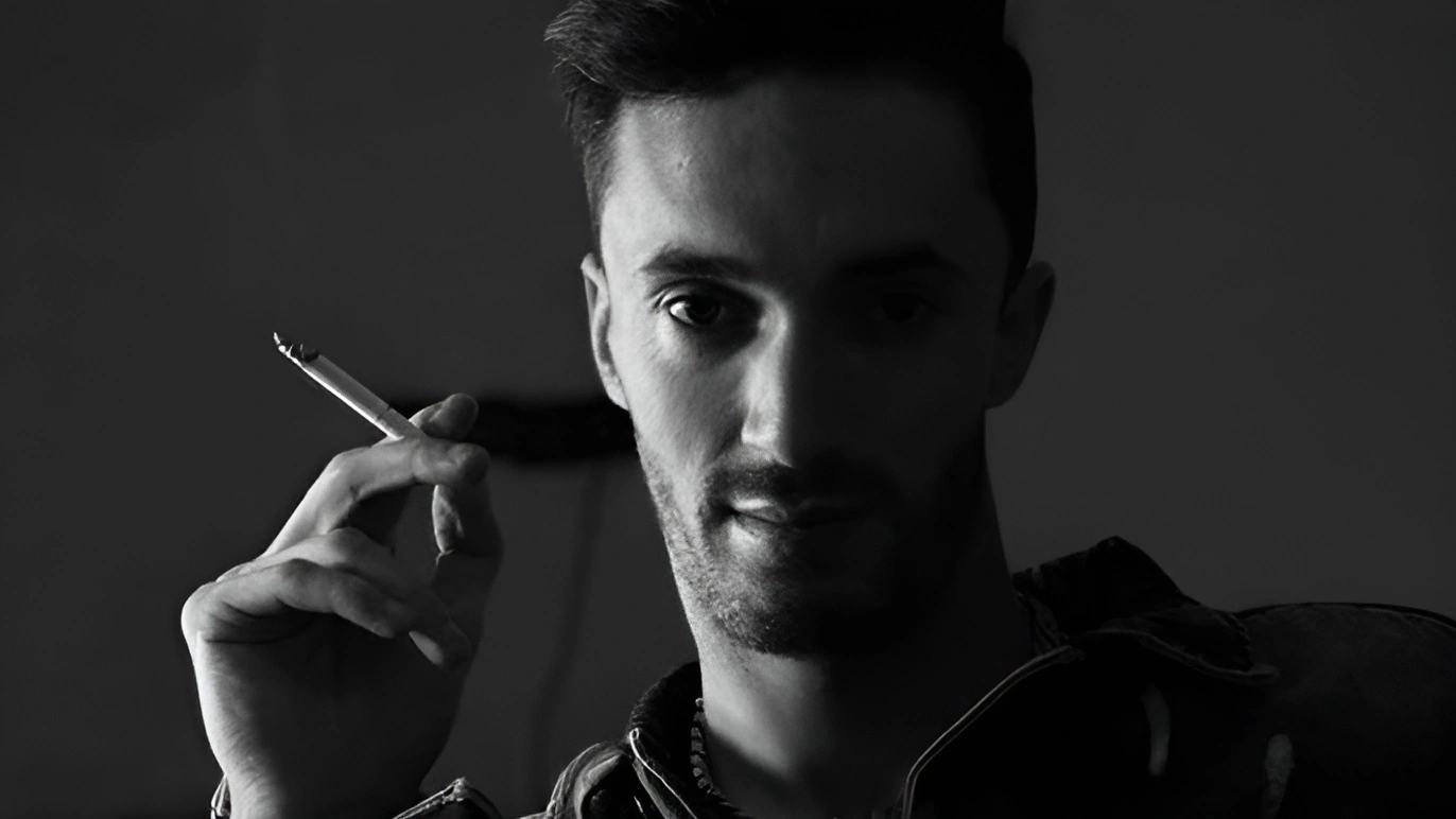 Pause Flow - Nihil Review posing with a cigarette for an ep cover