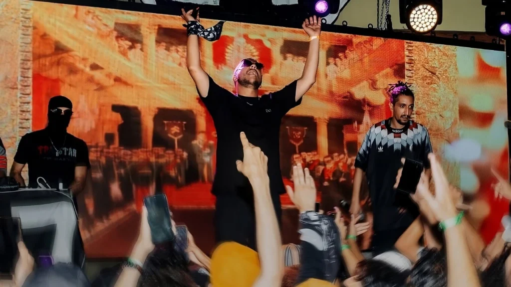 Moroccan Rapper Lmorphine live at Egregore festival, 2024