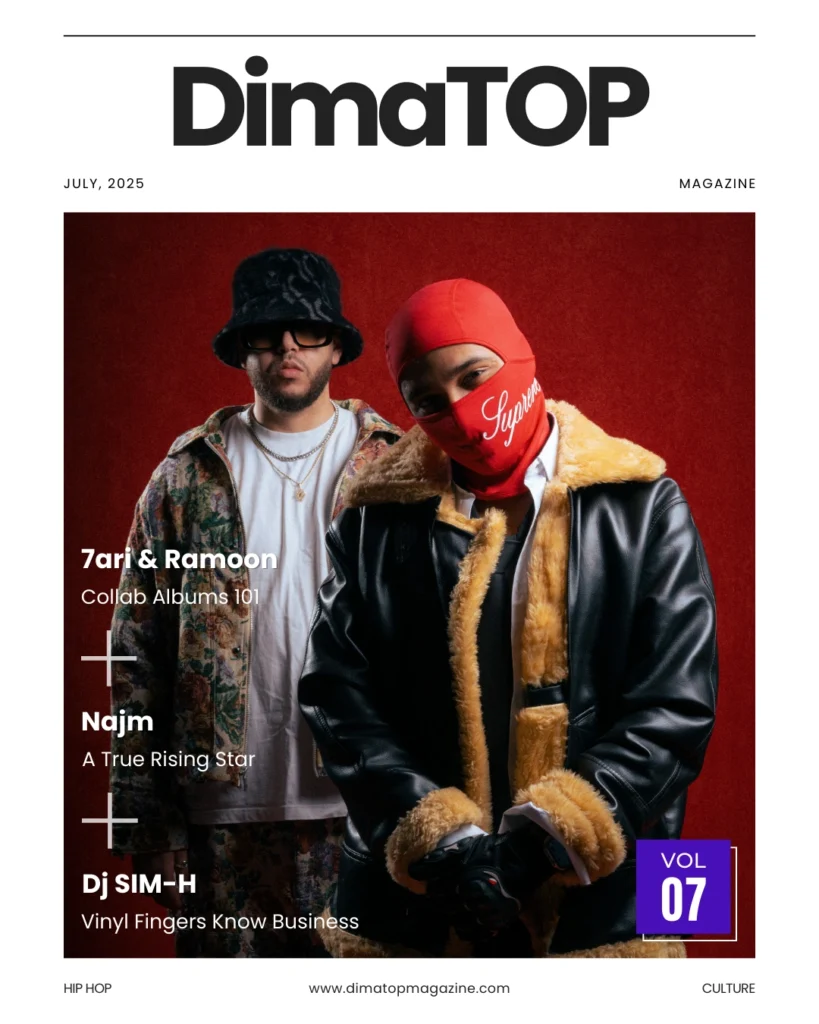 DimaTOP Vol.7 Cover - 7ari Ft. Ramoon July 2025