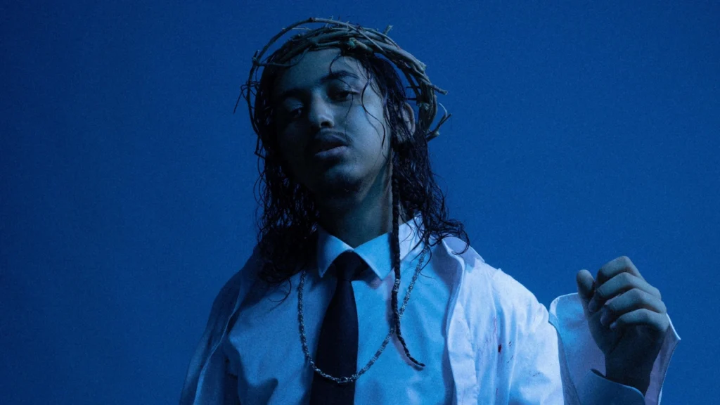 Moroccan Rapper Aymane Haqqi photo for new EP The Backstory of Galilee, 2025