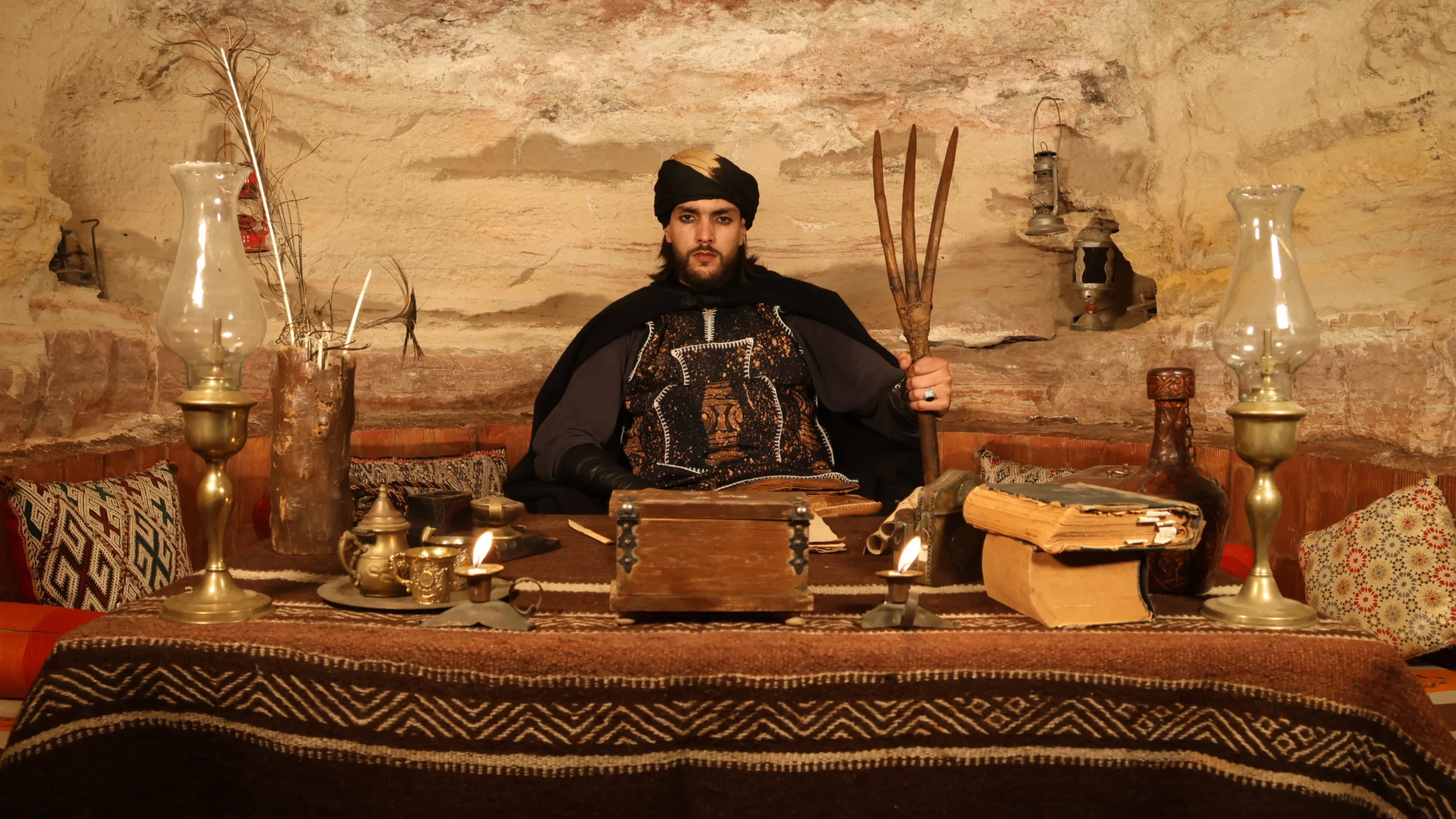 Moroccan Rapper Namber photograph from his Yat s Yat Music video