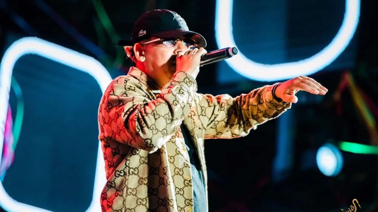 Moroccan rapper Hatim from hip-hop group H-Kayne