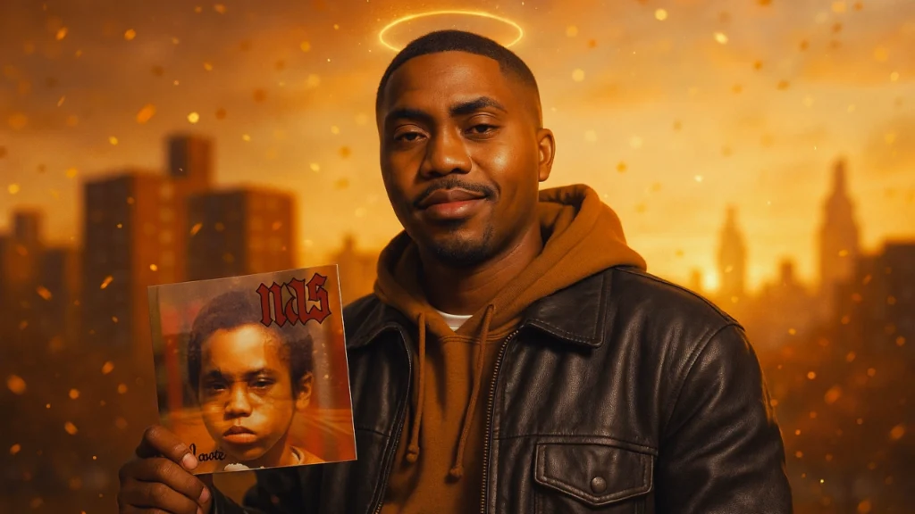 Nas Image Looking Proud of his iconic album Illmatic 1994-2025