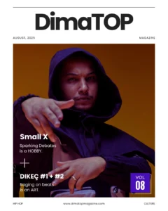 DimaTOP Magazine cover with Moroccan rapper Small X