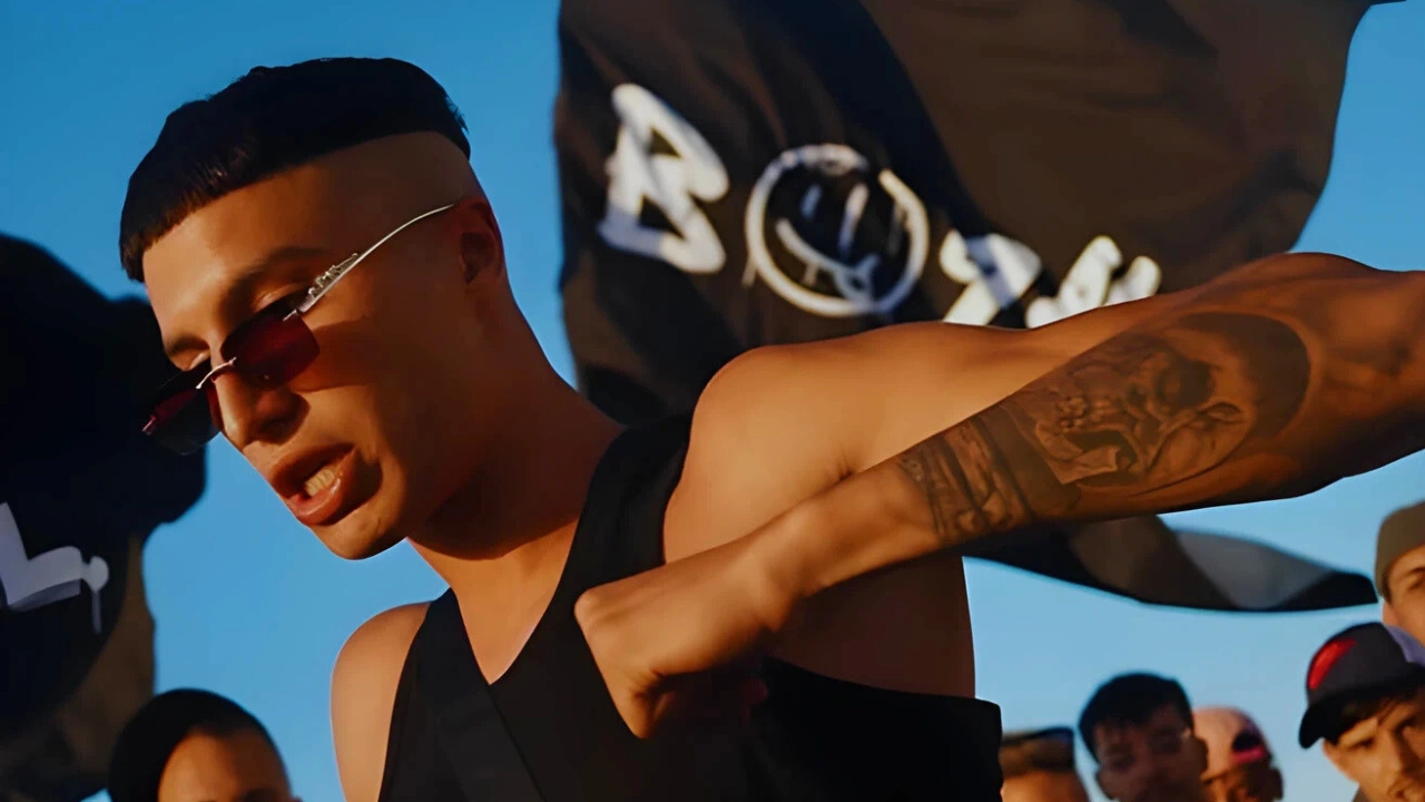 Moroccan rapper Bo9al's music video