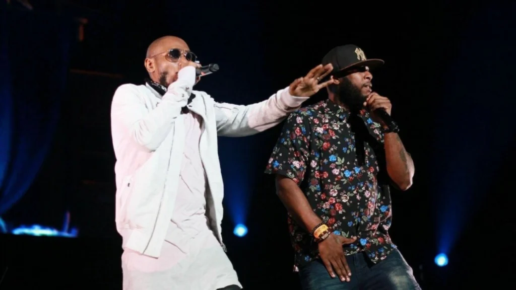Pro-Palestine American rappers - Black Star Talib Kweli and Yasiin Bey