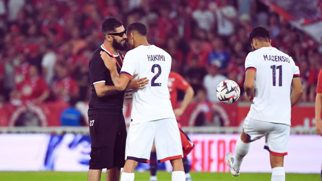 Moroccan rapper ElGrandeToto and Moroccan-Spanish Footballer Achraf Hakimi