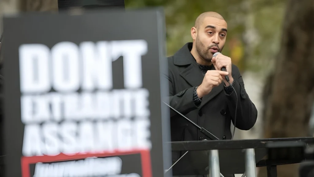 British-Iraqi Rapper and Activist Lowkey Protest