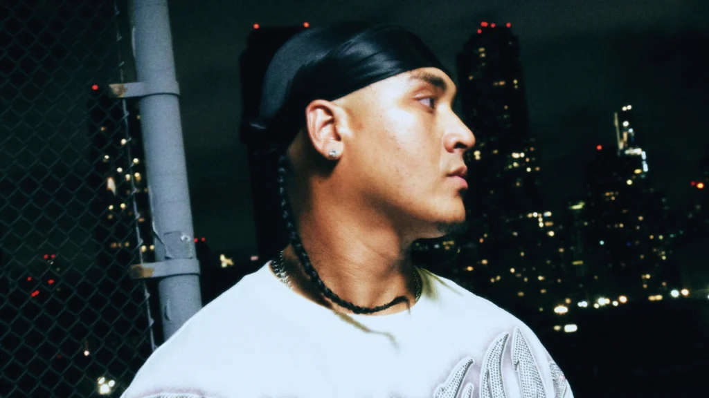 Moroccan-American rapper YP, 2025 Brooklyn, on the set for “Fashion Week” music video