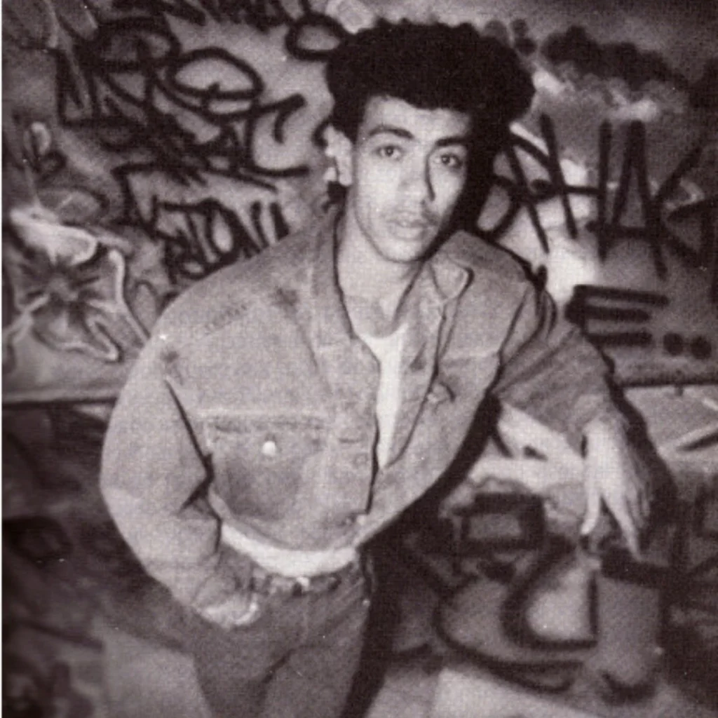 First Moroccan rapper Shams Dinn pose