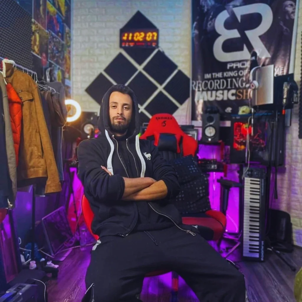 Khalid El Ghoual at his recording studio Bertouch Records